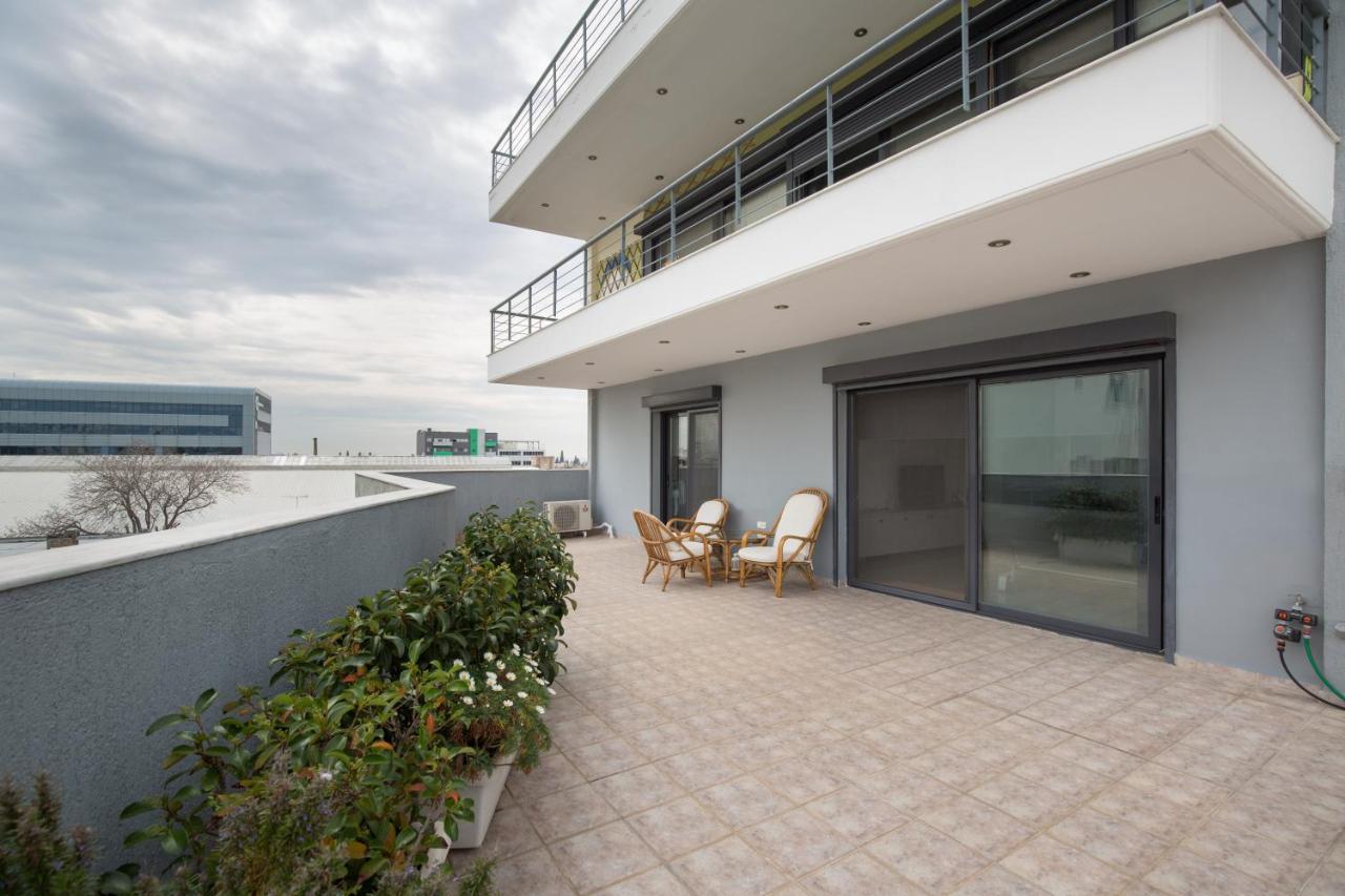Apartment Spacious Modern With Great Rooftop View Athens